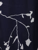 Navy Blue Floral Printed Cotton Salwar Suit
