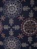 Navy Blue Floral Printed Cotton Salwar Suit