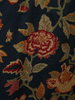 Navy Blue Floral Printed Design Cotton Salwar Suit with Dupatta