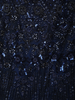 Navy Blue Floral Sequins and Beads Embroidered Design Net Mermaid Lehenga With Dupatta