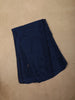 Navy Blue Floral Sequins and Thread Embroidered Design Tussar Silk Unstitched Salwar Material with Dupatta