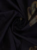 Navy Blue Floral Woven Design Pure Kanchipuram Silk Saree