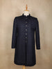 Navy Blue Geometric Design Polyester Sherwani Set