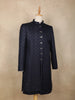 Navy Blue Geometric Design Polyester Sherwani Set