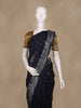 Navy Blue Geometric Woven Kota Cotton Saree