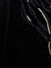 Navy Blue Heavy Beads Embroidered Design Velvet Men's Suit