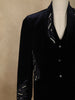 Navy Blue Heavy Beads Embroidered Design Velvet Men's Suit