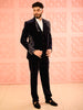 Navy Blue Heavy Beads Embroidered Design Velvet Men's Suit with Matching Pant