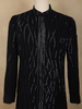 Navy Blue Heavy Sequins Embroidered Design Polynosic Indo Western Men's Sherwani Set