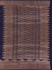 Navy Blue Leaf Woven Design Pure Banarasi Saree