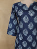 Navy Blue Paisley Butta Design Cotton Co-Ord Set