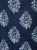 Navy Blue Paisley Butta Design Cotton Co-Ord Set