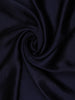Navy Blue Plain Satin Saree with Sequin Lace Border