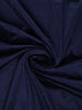 Navy Blue Sequins Design Asymmetrical Velvet Sherwani Suit