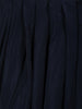 Navy Blue Sequins Embroidered Crepe Silk Skirt Top