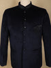 Navy Blue Sequins and Beads Embroidered Design Velvet Men’s Suit