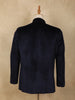 Navy Blue Sequins and Beads Embroidered Design Velvet Men’s Suit