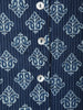 Navy Blue Stripes Design Cotton Top