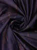 Navy Blue Stripes Woven Design Kanchipuram Silk Saree