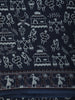 Navy Blue Traditional Motif Printed Design Pure Cotton Casual Wear Saree
