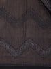 Navy Blue Zigzag Design Kota Cotton Saree