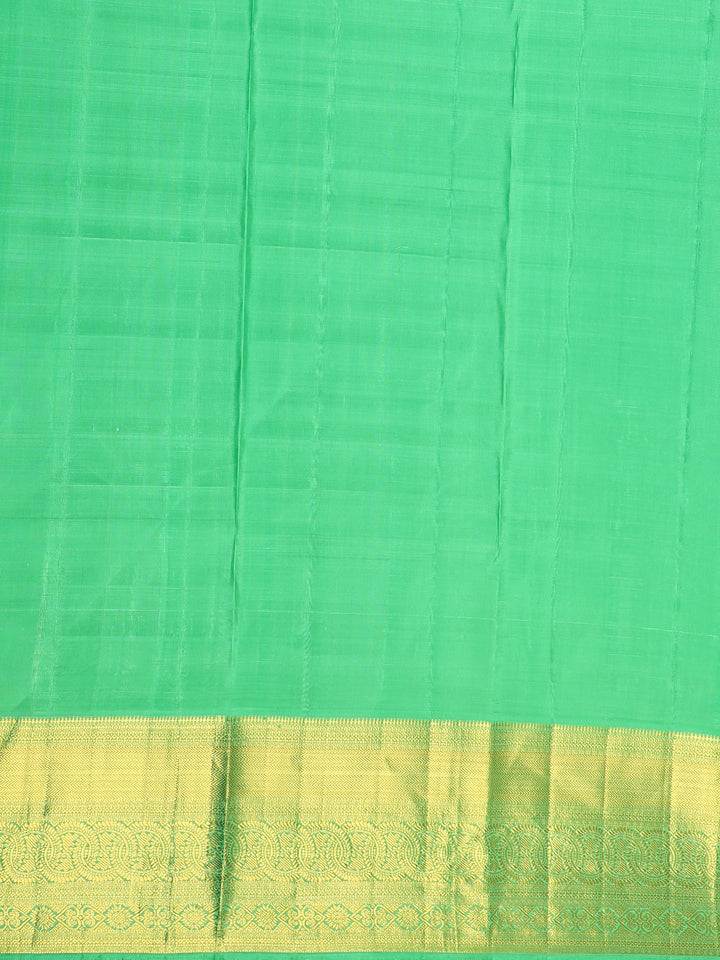 Navy Blue Chakram Woven Pure Kanchipuram Silk Saree - Diadem