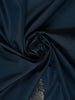Navy Blue Floral Design Silk Saree - Diadem