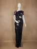 Navy Blue Leaf Motif Woven Banarasi Silk Saree - Diadem