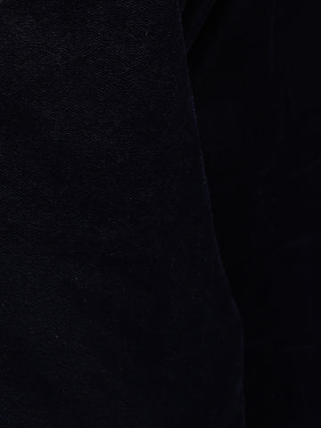 Navy Blue Paisley Designed Velvet Co Ord Salwar Suit - Diadem