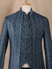 Navy Blue Sequins Embroidery Sherwani Suit - Diadem
