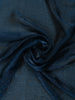 Navy Blue Stone Embellishment Chiffon Saree - Diadem