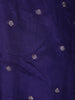 Navy Blue Butta Design Silk Palazzo Suit