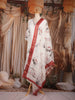 Off-White Floral Printed Cotton Salwar Suit