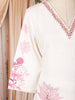Off-White Floral Printed Cotton Salwar Suit