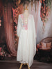 Off-White Multicolor Embroidered Cotton Salwar Suit with Dupatta