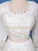 Off-White Sequins Designed Semi Silk Lehenga