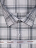 Off White Checked Design Full Sleeve Cotton Shirt