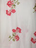 Off White Floral Printed Design Cotton Anarkali Salwar Suit with Dupatta