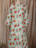 Off White Floral Printed Design Cotton Salwar Suit