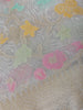 Off White Floral Design Tissue Silk Saree - Diadem