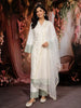 Off White Sequins Embroidered Cotton Salwar Suit with Dupatta