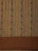 Olive Beige Striped Ikat-Inspired Woven Cotton Saree with Solid Border