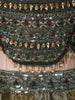 Olive Green Abstract Sequins and Beads Embroidered Design Tissue Silk Bridesmaid Lehenga with Matching Dupatta