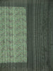 Olive Green Bandhani Printed Tussar Silk Saree