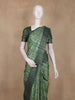 Olive Green Bandhani Printed Tussar Silk Saree