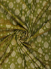 Olive Green Butta Woven Banarasi Silk Saree