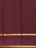 Olive Green Butta Woven Kanchipuram Silk Saree with Maroon Zari Border