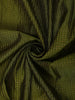 Olive Green Checked Zari Woven Design Pure Kanchipuram Silk Saree with Contrast Double Zari Border