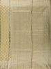 Olive Green Floral Brocade Design Tissue Saree - Diadem