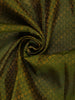 Olive Green Floral Design Pure Kanchipuram Silk Saree